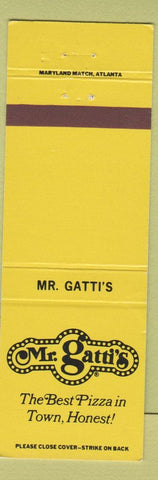 Matchbook Cover - Mr Gatti's Pizza