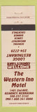 Matchbook Cover - Western Inn Motel Kearney NE