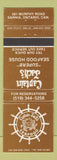 Matchbook Cover - Captain Jack's Seafood Sarnia ON