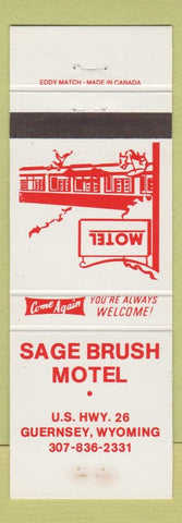 Matchbook Cover - Sage Brush Motel Guernsey WY