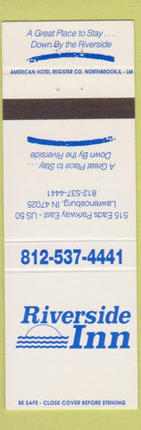 Matchbook Cover - Riverside Inn Lawrenceburg IN