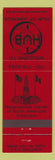 Matchbook Cover - Hub of America Rugby ND