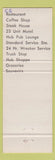 Matchbook Cover - Hub of America Rugby ND