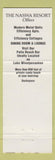 Matchbook Cover - Naswa Resort Lake Winnipesaukee NH Weirs Beach