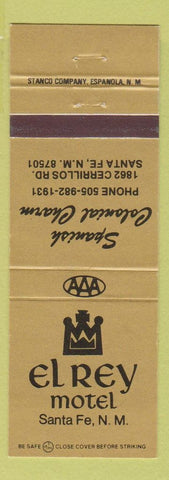 Matchbook Cover - El Rey Motel Santa Fe NM