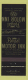 Matchbook Cover - Royal Motor Inn Robstown TX