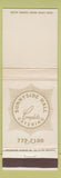 Matchbook Cover - Sunnyside Hall Catering