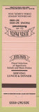 Matchbook Cover - Justa Pasta Restaurant Coral Gables FL