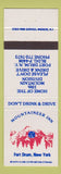 Matchbook Cover - Mountaineer Inn Fort Drum NY
