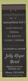 Matchbook Cover - Jolly Roger Motel Nelson BC