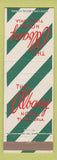 Matchbook Cover - Albany Hotel Tulsa OK