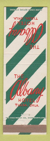 Matchbook Cover - Albany Hotel Tulsa OK