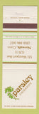 Matchbook Cover - Parsley Restaurant Norwalk CT