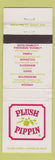 Matchbook Cover - Plush Pippin CHAIN OR WA ID MN