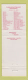Matchbook Cover - Plush Pippin CHAIN OR WA ID MN