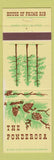 Matchbook Cover - The Ponderosa Restaurant Culver City Azusa CA