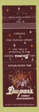 Matchbook Cover - Du-Par's Restaurants  CA CHAIN
