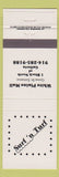 Matchbook Cover - Surf N Turf White Plains NY