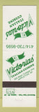 Matchbook Cover - Victoria's Italian Restaurant Appleton WI