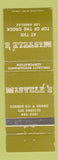 Matchbook Cover - Mistele's Los Angeles CA WEAR