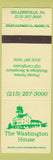 Matchbook Cover - Washington House Sellersville PA