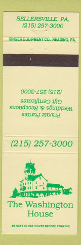Matchbook Cover - Washington House Sellersville PA