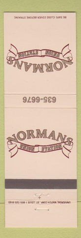 Matchbook Cover - Norman's Union Station