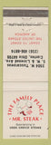Matchbook Cover - Mr Steak Canton OH
