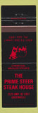 Matchbook Cover - Prime Steer Steak House Greenville MS