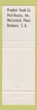 Matchbook Cover - Greyhound Food Management