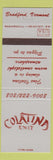 Matchbook Cover - Colatina Exit Pizza Bradford VT