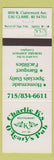 Matchbook Cover - Charlie K's Restaurant O'LEary's Put Eau Claire WI