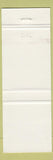 Matchbook Cover - New Varsity Restaurant Toronto ON