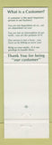 Matchbook Cover - Adams Rib Eve's Lounge Etobicoke ON