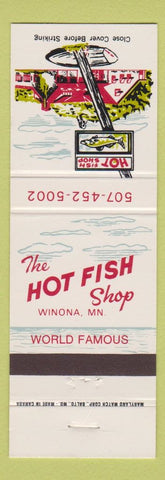 Matchbook Cover - Hot Fish Shop Winona MN