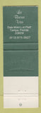 Matchbook Cover - Garden Caffe Malios Tampa FL