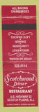 Matchbook Cover - Scotchwood Diner Restaurant Scotch Plains NJ