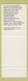 Matchbook Cover - Kutsher's Hotel Country Club Monticello NY