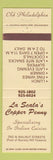 Matchbook Cover - La Scala's Copper Penny Philadelphia PA