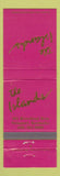 Matchbook Cover - The Islands Newport KY