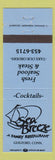 Matchbook Cover - Sea Breeze Family Restaurant Guilford CT