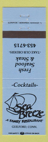 Matchbook Cover - Sea Breeze Family Restaurant Guilford CT