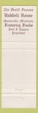Matchbook Cover - Hubbell House Manterville MN