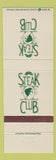 Matchbook Cover - Steak Club Winsor Locks West Hartford Plainville