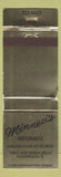Matchbook Cover - Minneci's Ristorante Italian Champaign IL