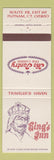 Matchbook Cover - King's Inn Putnam CT
