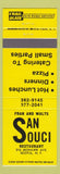 Matchbook Cover - San Souci Restaurant Scotia NY