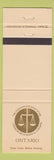 Matchbook Cover - Canadian Bar Association ON Ontario