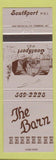 Matchbook Cover - The Barn Southport PE