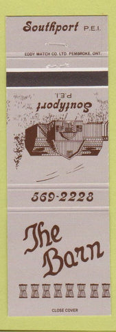 Matchbook Cover - The Barn Southport PE